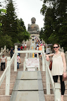 The steps up to the Budda