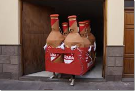 Disfraz de botellin de cerveza casero - Imagui