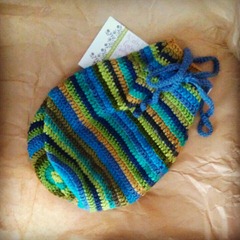 Lovely crocheted bag from Crafty Rie