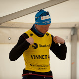 Johannes Thingnes Bø på premieutdeling