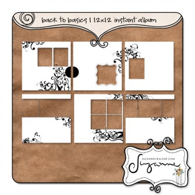 Back To Basics 1 Instant Album - 12x12