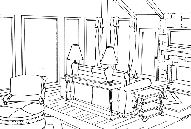 Sunroom Sketch Sunroom Sketch