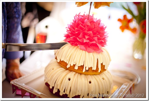 Double Layer Birthday Bundt Cakes