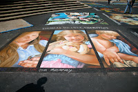 Chalk art