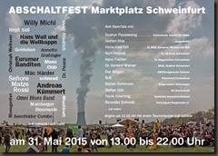 Flyer Abschaltfest 2 Dreifachfaltung, Entwurf Werner Enke, Klick zum Vergrößern Flyer Entwurf Werner Enke