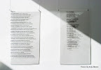 Exhibition "Reading Fire Writing Flame" by Eileen Casey
