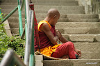 Monk at Swayambhunath