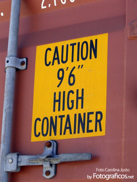 Caution High Container