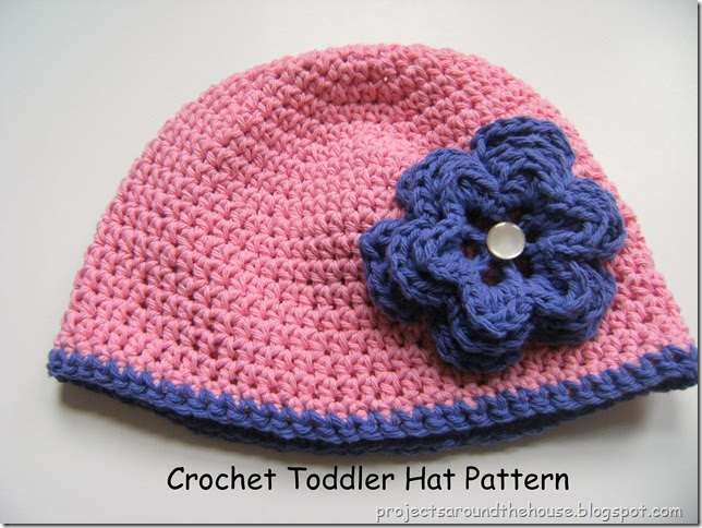 Projects Around the House: Crochet Toddler Hat Pattern