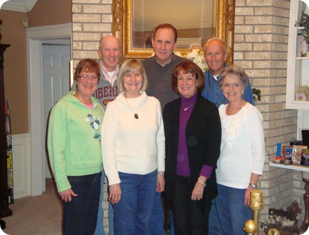 Jan, Julie, Gayle, me, John, Jim and Bob...The Moores.