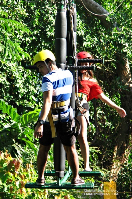 Friends at Subic's Tree Top Adventure