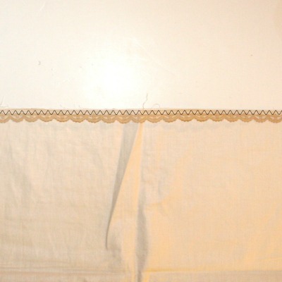 Attaching Lace- Zig Zag Stitch Attaching Lace- Zig Zag Stitch