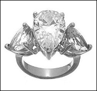 Jessica Ex-Wife Diamond Engagement Ring