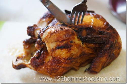 Save time by cutting up a rotisserie chicken Save time by cutting up a rotisserie chicken