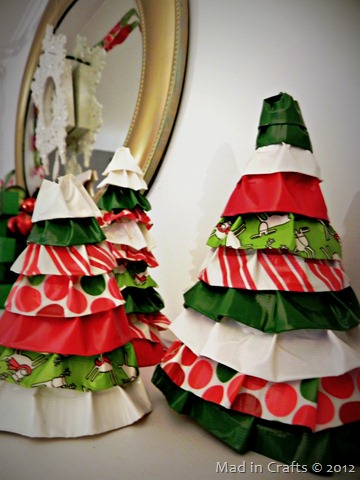 duck tape ruffle trees