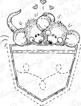 little pocket mice rubber