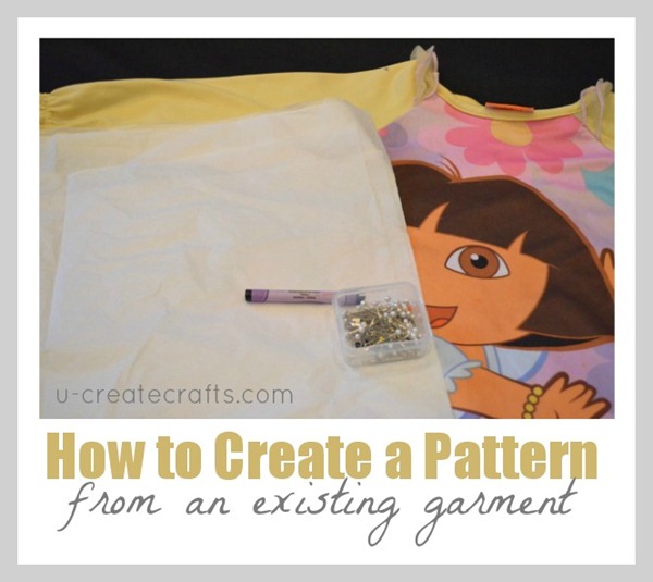 How to create a pattern from an existing garment