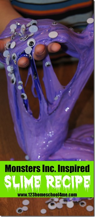 Disney Monsters Inc Inspired - Slime Recipe Disney Monsters Inc Inspired - Slime Recipe