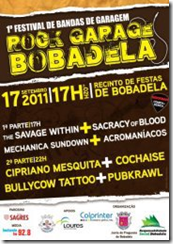 1º Festival Bandas de Garagem - Rock Garage Bobadela