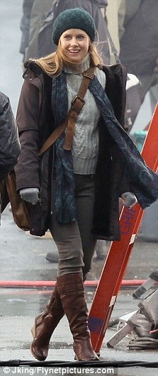 Clark Kent és Lois Lane a Man of Steel forgatásáról 07