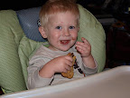 Tristan seems to approve of Chef Amanda's Cookies!!!
