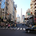 Corrientes y el Obelisco