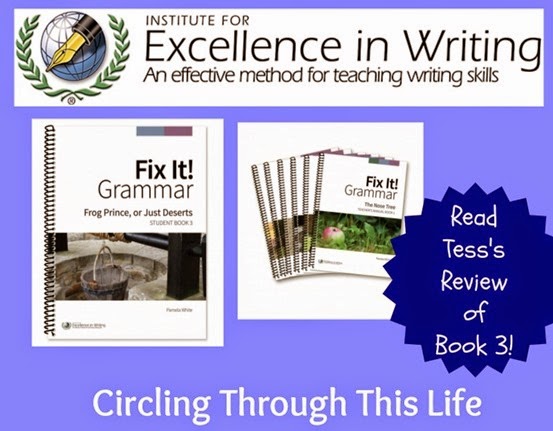 Fix It! Grammar Book 3 Review ~ A fun way to learn grammar skills editing and rewriting ~ Circling Through This Life