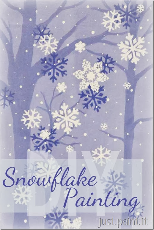 Easy Snowflake Painting