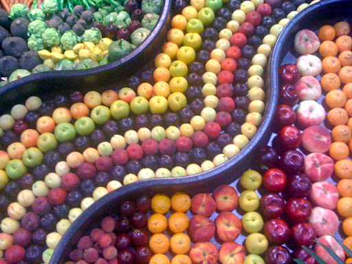The beautiful produce display from Melissa's Produce, where we often get top-notch fruits and veggies for our photo shoots. Here we tried fresh saturn peaches, lychee, and, our favorite, black velvet apricots. The beautiful produce display from Melissa's Produce, where we often get top-notch fruits and veggies for our photo shoots. Here we tried fresh saturn peaches, lychee, and, our favorite, black velvet apricots.