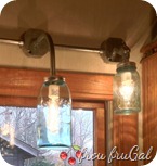 Mason Jar Light Fixture