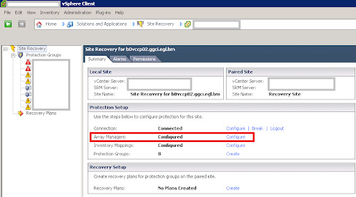 Administering VMware Site Recovery Manager 5.0 {BBS}