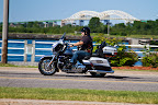 Cruising down the boardwalk in Sault Ste. Marie