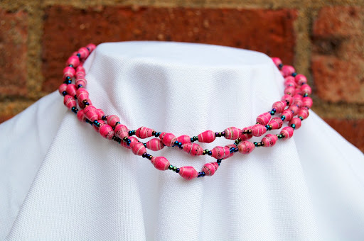 Paper Bead Necklace