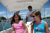 Heading out to snorkel with The Cookes