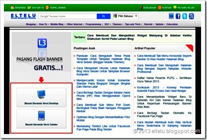 Beberapa Macam Model Pilihan Beranda Pada Blog Beberapa Macam Model Pilihan Beranda Pada Blog