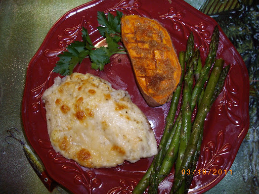 Parmesan Crusted Tilapia; Nancy Dingley