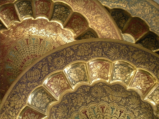 These Middle Eastern trays would make great wall art.