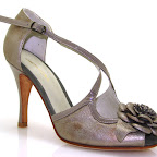 Renata bronce charol gris-tacco 8cm n. 36-37-38-39