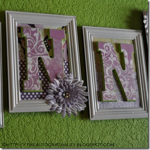 NAME LETTERS (4)