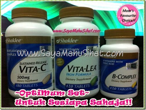 Shaklee Optimum Set_Untuk Mereka Yang Pentingkan Kesihatan