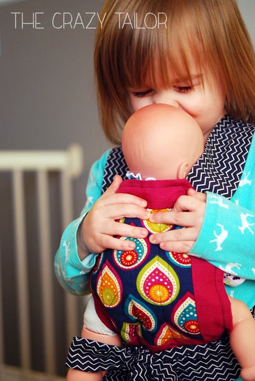 Ginger Snap Crafts: Toddler Baby Doll Carrier from The Crazy Tailor  {contributor}