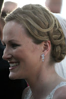 Melissa coming down the aisle