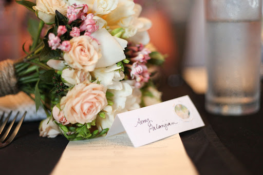 One of the reasons we had dinner at a restaurant after the ceremony on Friday was that we didn't have to decorate. But I did want a handmade element so I made these stitched place cards. One of the reasons we had dinner at a restaurant after the ceremony on Friday was that we didn't have to decorate. But I did want a handmade element so I made these stitched place cards.