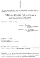 Monden, Antonius Cornelis Petrus Rouwadvertentie.jpg