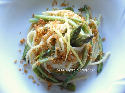 cdr spaghetti con asparagi e salsa di limone e capperi cdr spaghetti con asparagi e salsa di limone e capperi