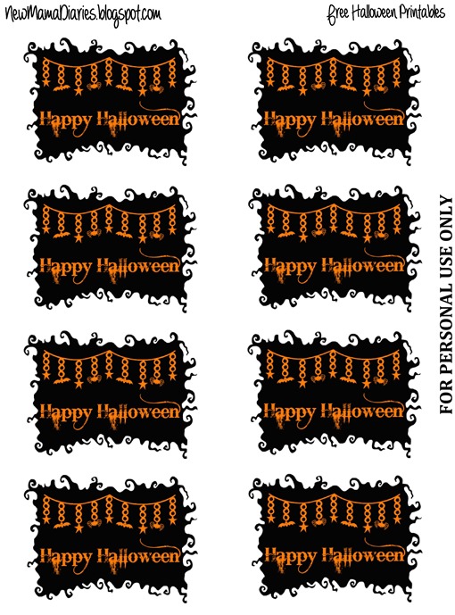 Happy Halloween Printables > Free from NewMamaDiaries.blogspot.com Happy Halloween Printables > Free from NewMamaDiaries.blogspot.com