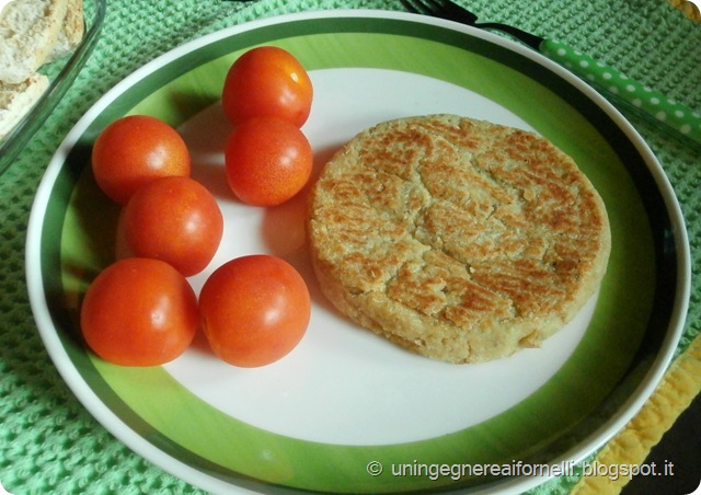 burgers ceci melanzane formaggio fiocchi di latte economica low cost veloce aubergines chickpeas