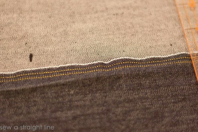 cutting jeans sew along sew a straight line-1 cutting jeans sew along sew a straight line-1