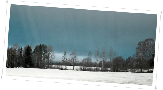en vakker himmel i turkis