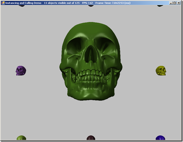 Hardware Instancing and Frustum Culling using SlimDX and Direct3D 11